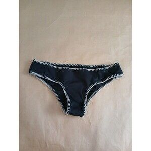 Victorias Secret Swim Bikini Bottoms Black *No Size Tag Swimwear Swimsuit